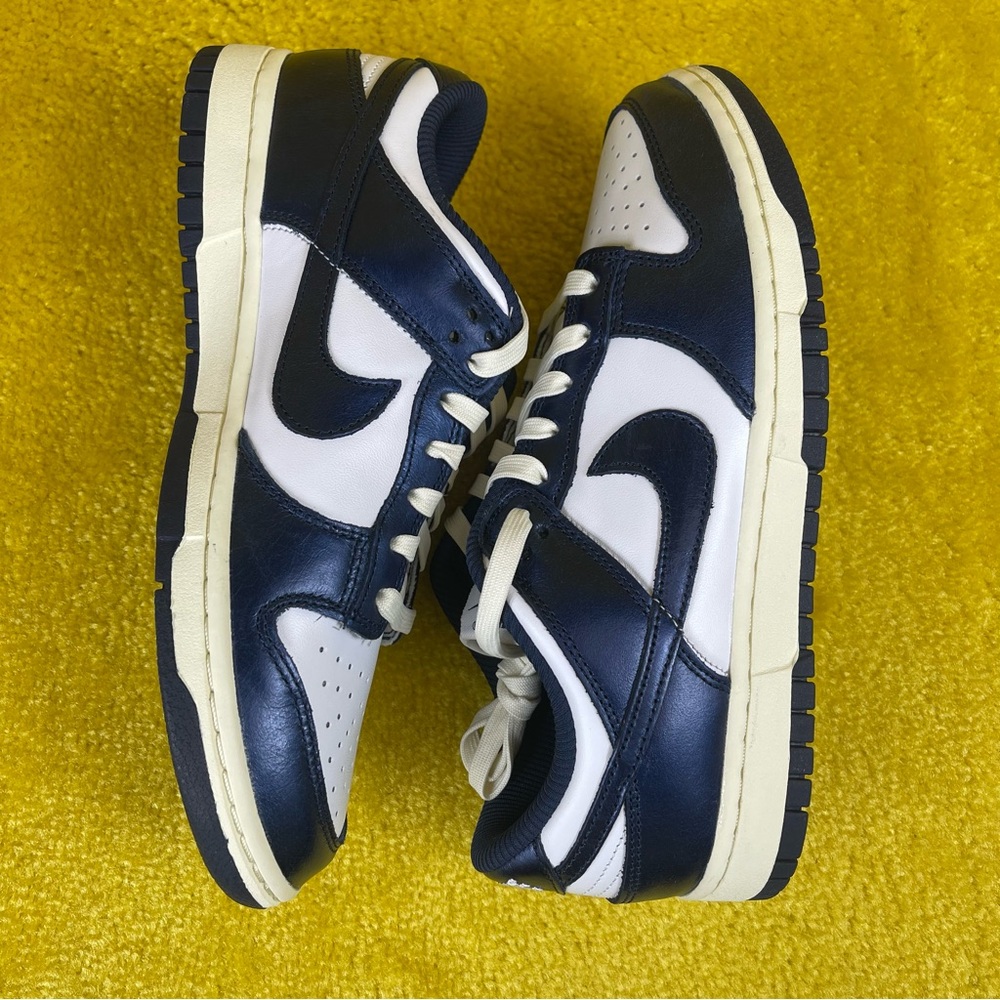 Nike Dunk Low PRM Vintage Navy (Women's) FN7197100 Size: US W 9 7.5 mens
